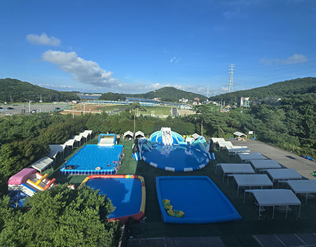 Korea Metal Frame Pool Water Park