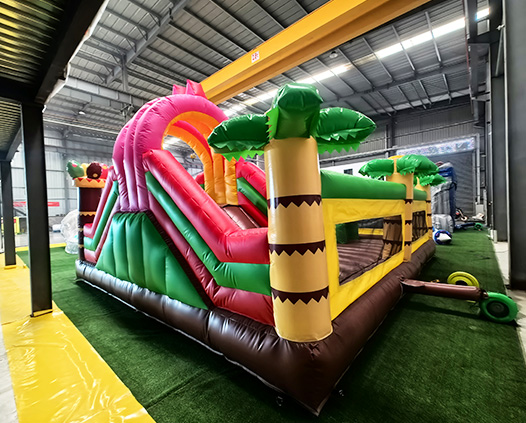 Dinosaur World IP Inflatable Trampoline