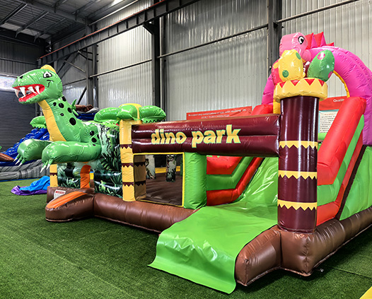 Dinosaur World IP Inflatable Trampoline