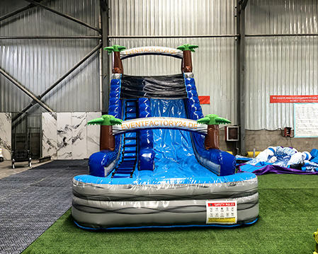 Marble Pattern Inflatable Water Slide