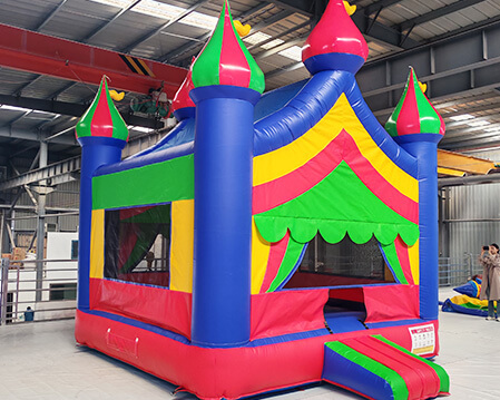 Circus Themed Inflatable Bounce House