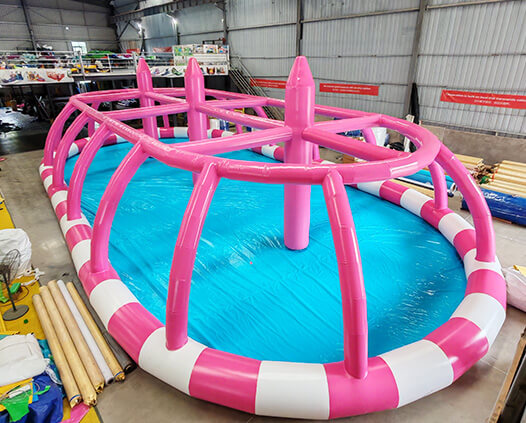 Inflatable Shaded Water Pool