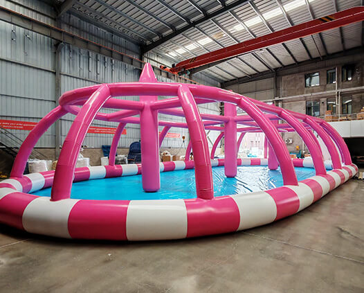 Inflatable Shaded Water Pool