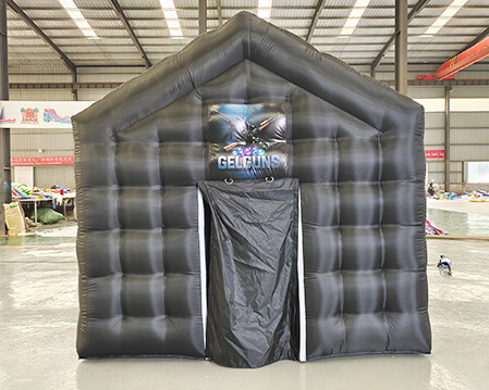 Solid Black Inflatable Tent
