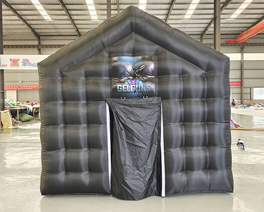Solid Black Inflatable Tent