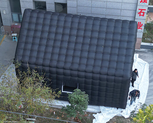 Solid Black Inflatable Tent