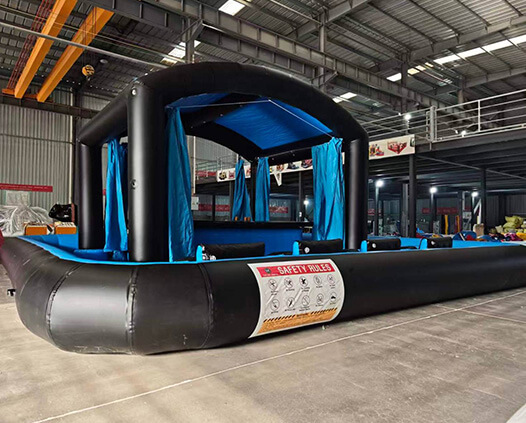 Inflatable Water Bar Sofa With Pull Curtain